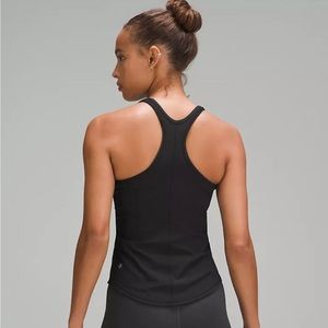 NWT Lululemon Base Pace Ribbed Tank Top in black